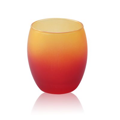 Mescente acrylic crystal cracked glass candle holder set of 3 