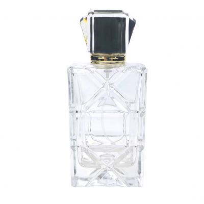 hig quality 75ml clear glass perfume bottle 