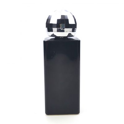 Perfume Bottle Glass With Custom Pump Cap 100ml Glass Bottles