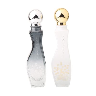 50ml Multiple colors gradient transparent glass perfume bottle