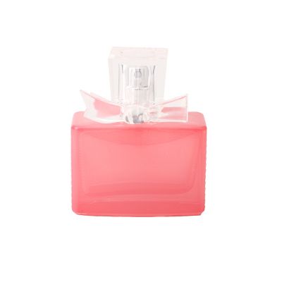 20ml Rectangular color transparent glass perfume bottle 