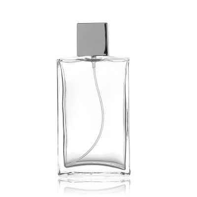 100ml transparent buckle glass perfume bottle 