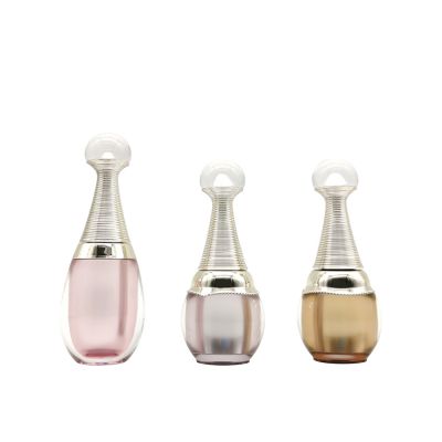Wholesale Nail Polish Glass Bottle Oval Nail Lacquer Bottle With Brush