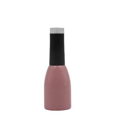 High quality 16ml coating color unique luxury empty nail polish glass bottle with cap and brush
