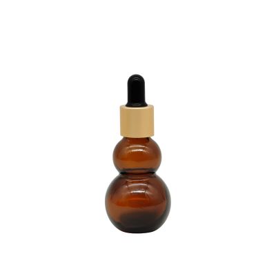  Essential Oil Glass Container Pretty Gourd Shape Essential Oil Bottles With Dropper