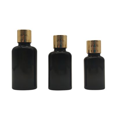 10ml 20ml 30ml 50ml Essential Oil Black Glass Dark Violet Essential Oil Bottles For CBD Oil