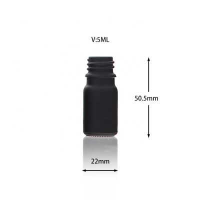 OEM Dropper Frosted Black Amber Blue 10ml 50ml 100ml Glass Essential Oil Bottle Tincture Bottles Wholesale