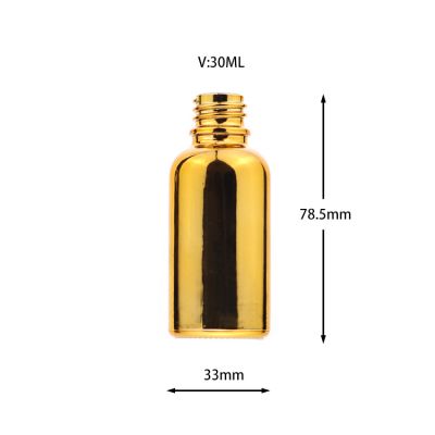 gold glass dropper bottle glass dropper bottle 30ml dropper bottle 