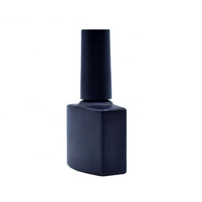 12ml flat square nail polish glass bottle