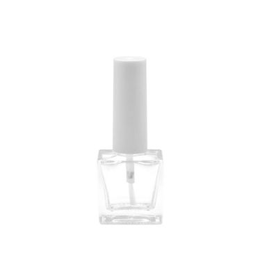 10ml transparent empty square petal nail gel polish glass bottle for gel nail polish 