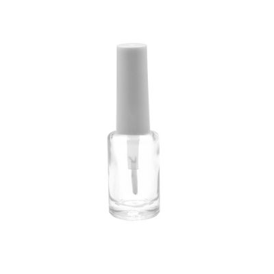 10ml empty round clear gel nail polish glass bottle for gel nail polish