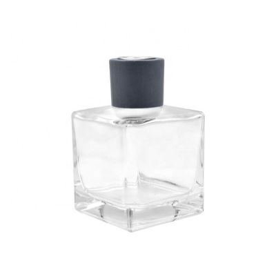 Square Shape Glass Bottles Aroma For Home Fragrance 