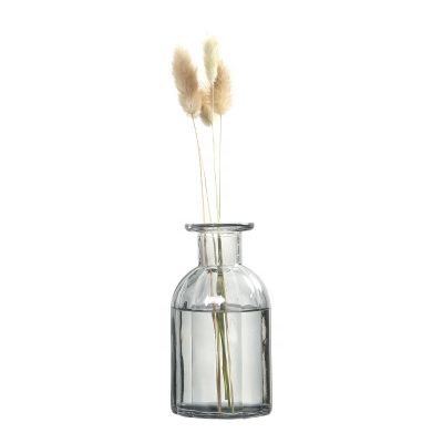 Clear glass vase bottle with rope manufacturer