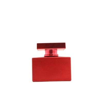 120ml atomizer red spray pump glass bottle 