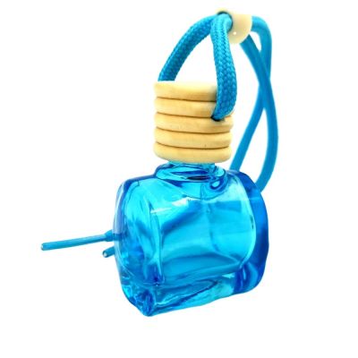 New 10ml Blue Car Perfume Glass Bottles for Air Freshener 