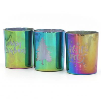Modern Wishing Glass Angel Candle Holder For Xmas