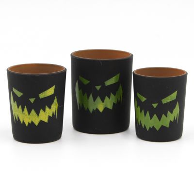 Matte Black Halloween Tealight Holder For Holiday Decoration