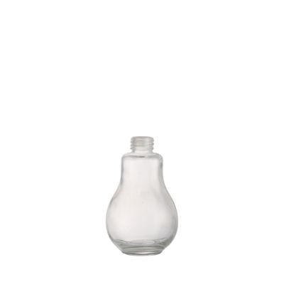 100 ml 200 ml 250 ml Beverage drinking light bulb shape glass juice bottle with screw lid 