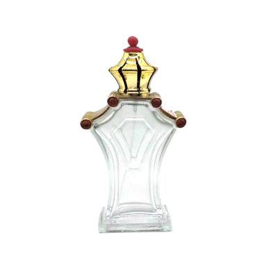 Unique perfume bottle 100ml glass bottle eaves spray cover 