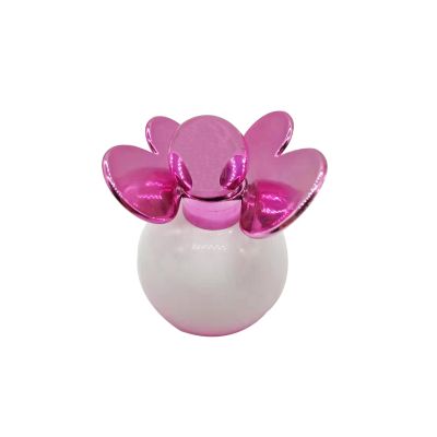 50ml Flower perfume glass bottle Butterfly spray cover