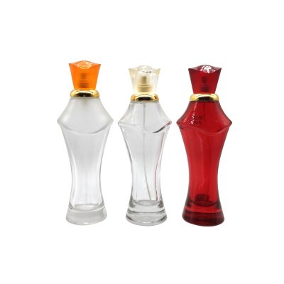 Fashionable 100ml high quality glass perfume bottle 