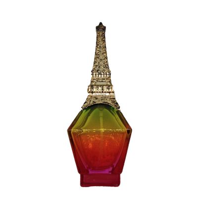 30 ml Tower colorful cosmetic and packaging refillable perfume glass bottle 