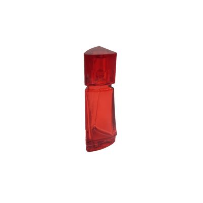 Perfume bottles red 50ml glass spray frosted glass bottles empty perfume bottle for sale roll on perfume bottle 