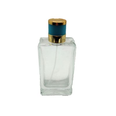 2019 High quality big capacity luxury 100ml cosmetics containers and packaging perfume bottles clear glass bottles with screw