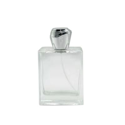 100ml glass perfume with plastic cover bottle new latest bottles 