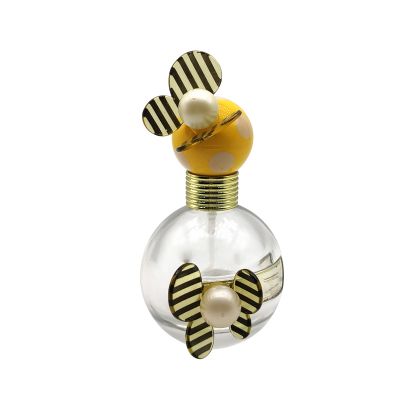 2019 New style Bee shaped glass perfume bottle cheap 