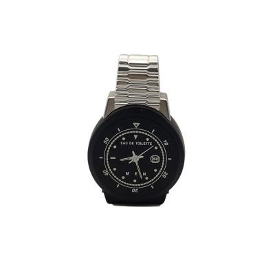 2019 men's black watch style spray bottle 50ml glass bottle 