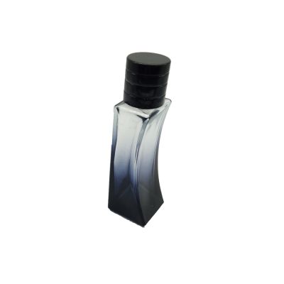 mini collection perfume 30 ml clear curved glass bottle for perfume empty perfume glass bottle for sale