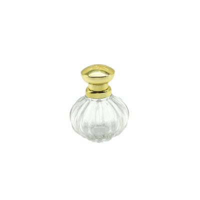 30 ml luxury glass perfume bottle cosmetic glass bottles with golden cap