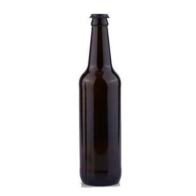 Good quality straight amber colour 500ml empty beer bottles 16oz glass
