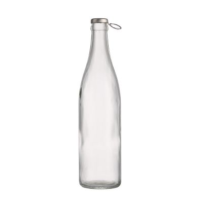 500 ml 16 oz clear Glass Beer Bottles for Home Brewing stainless steel Flip Caps 