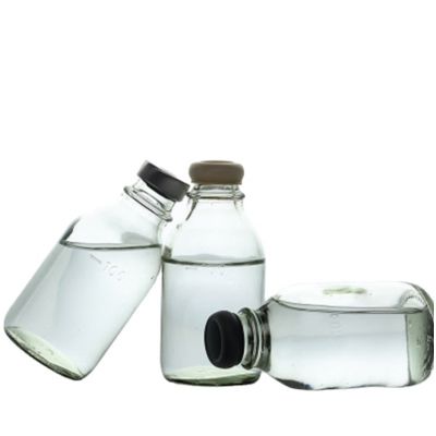 100ml 250ml 500ml Glass Bottle For Milk Beverage Wine Tomato Sauce Sesame Oil Laboratorial Bottle 