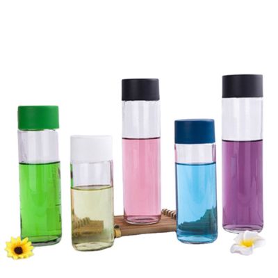 Custom Logo Water Glass Bottle Juice Beverage for School 