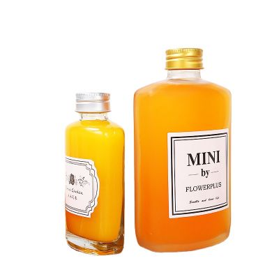 Flat 100ml 250ML 350ML Glass Wine Juice Bottles Wholesale Suppliers 