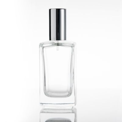 Hot sales custom glass bottle perfume 30ml 50ml 10ml 20ml 35ml 60ml crectangle rectangle perfume bottle 