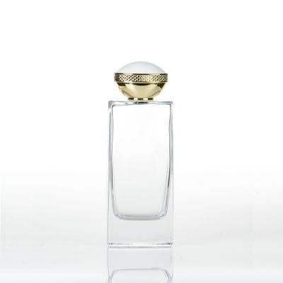 wholesale manufactory luxury 100ml glass perfume bottles with cap