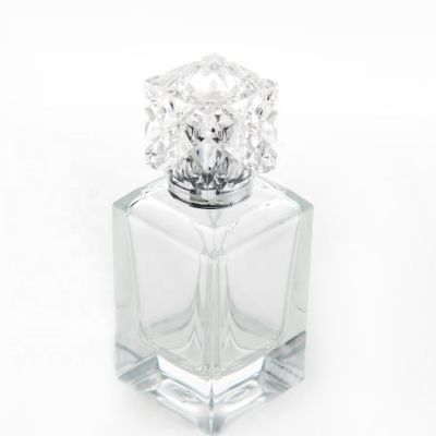 Customize empty mini glass perfume bottles clear wine bottles 80ml 85ml 90ml 100ml large capacity 