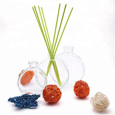 5oz Hot Sale Flat Ball Shaped Glass Bottle For Fragrance Diffuser 
