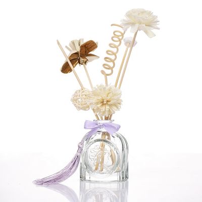 100ml Empty Clear Birdcage Shape Clear Diffuser Glass Bottle 