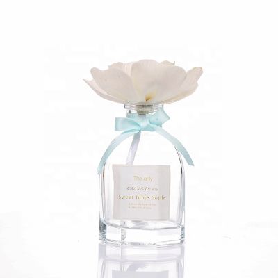 Wholesale 140ml Clear Glass Aroma Diffuser Bottles With Lid 