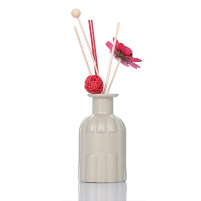 100ml Khaki Aroma Diffuser Glass Bottle For Scent Oil 