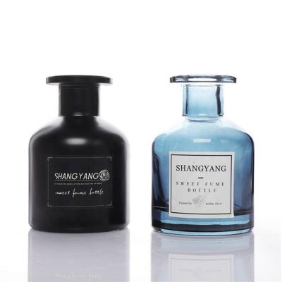 Aromatherapy Essential Oil Perfume blue Empty 150ml Diffuser Glass Bottle 
