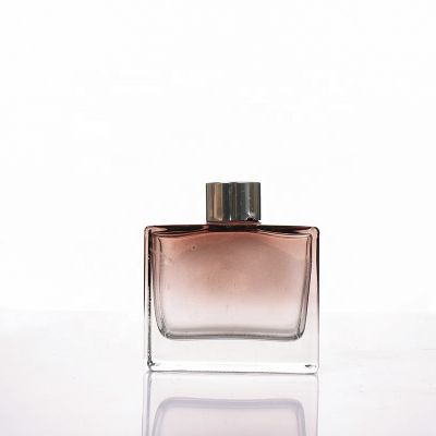 factory sells high quality 100ml brown square shape diffuser glass bottles 