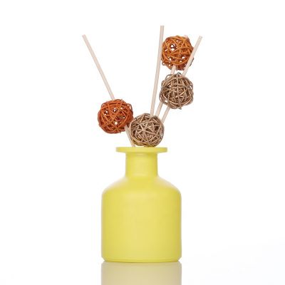 High quality 150ml big belly shape empty clear decorative reed diffuser glass bottle 
