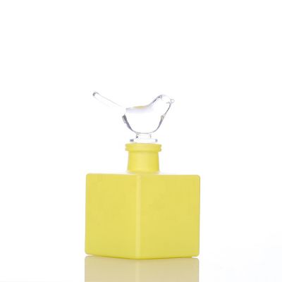 200ml clear cosmetics square diffuser aromatherapy essential oil glass bottle