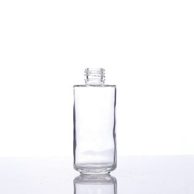 Wholesales high quality 120ml long cylindrical round bottom aroma diffuser glass bottles 